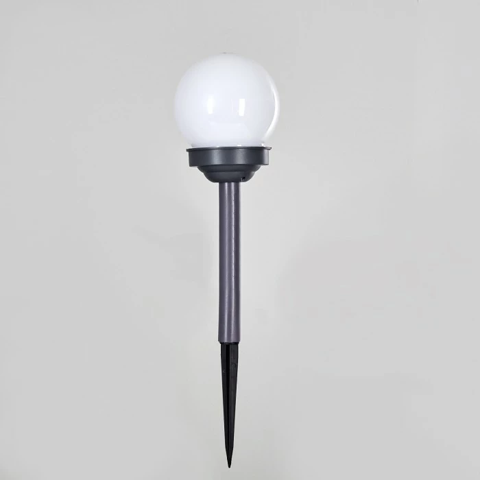 Hofstein Hakon 12er Set Solar-Wegeleuchte LED Grau, 1-flammig 8 Hofstein Hakon 12er Set Solar-Wegeleuchte LED Grau, 1-flammig – Bild 6