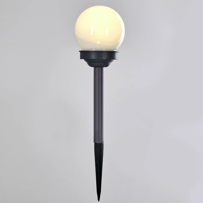 Hofstein Hakon 12er Set Solar-Wegeleuchte LED Grau, 1-flammig 10 Hofstein Hakon 12er Set Solar-Wegeleuchte LED Grau, 1-flammig – Bild 8