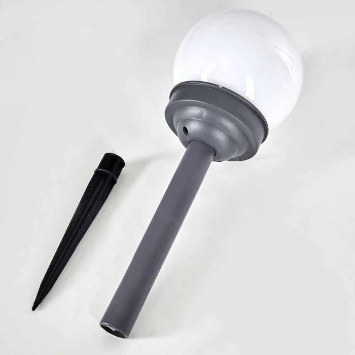 Hofstein Hakon 12er Set Solar-Wegeleuchte LED Grau, 1-flammig 11 Hofstein Hakon 12er Set Solar-Wegeleuchte LED Grau, 1-flammig – Bild 9