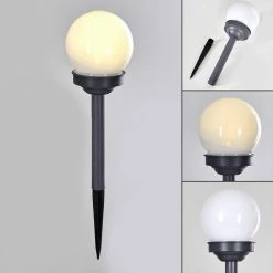 Hofstein Hakon Solarleuchte LED Grau, 1-flammig