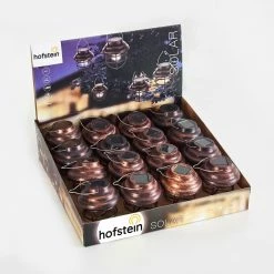 Hofstein Hangzhou 16er Set Solarleuchte LED Rostfarben, Transparent, Klar, 1-flammig -Günstiges Solarleuchten Geschäft hangzhou 16er set solarleuchte h3368107 14