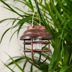 Hofstein Hangzhou 16er Set Solarleuchte LED Rostfarben, Transparent, Klar, 1-flammig -Günstiges Solarleuchten Geschäft hangzhou 16er set solarleuchte h3368107 3