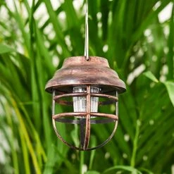 Hofstein Hangzhou 16er Set Solarleuchte LED Rostfarben, Transparent, Klar, 1-flammig -Günstiges Solarleuchten Geschäft hangzhou 16er set solarleuchte h3368107 5