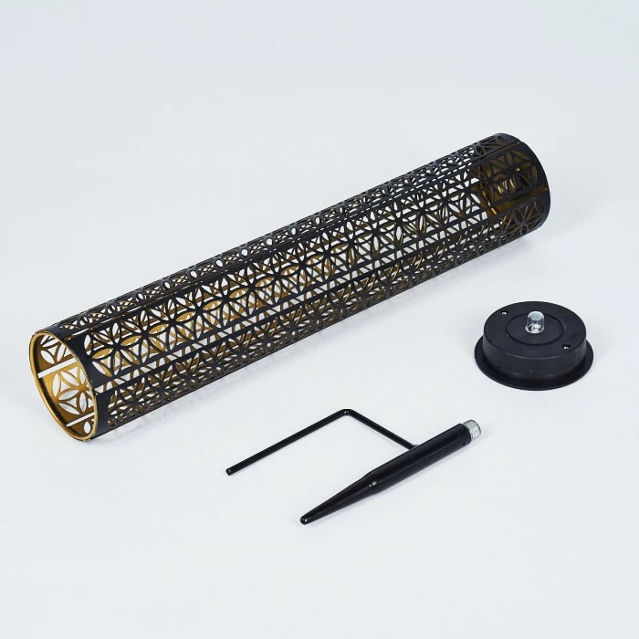 Hofstein Hankinson Solarleuchte LED Schwarz, Gold, 1-flammig 7 Hofstein Hankinson Solarleuchte LED Schwarz, Gold, 1-flammig – Bild 5