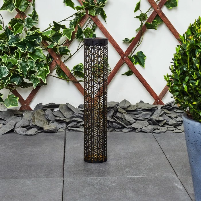 Hofstein Hankinson Solarleuchte LED Schwarz, Gold, 1-flammig 12 Hofstein Hankinson Solarleuchte LED Schwarz, Gold, 1-flammig – Bild 10