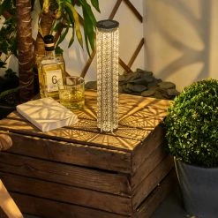 Hofstein Hankinson Solarleuchte LED Schwarz, Grau, Silber, 1-flammig -Günstiges Solarleuchten Geschäft hankinson solarleuchte h3419069 6