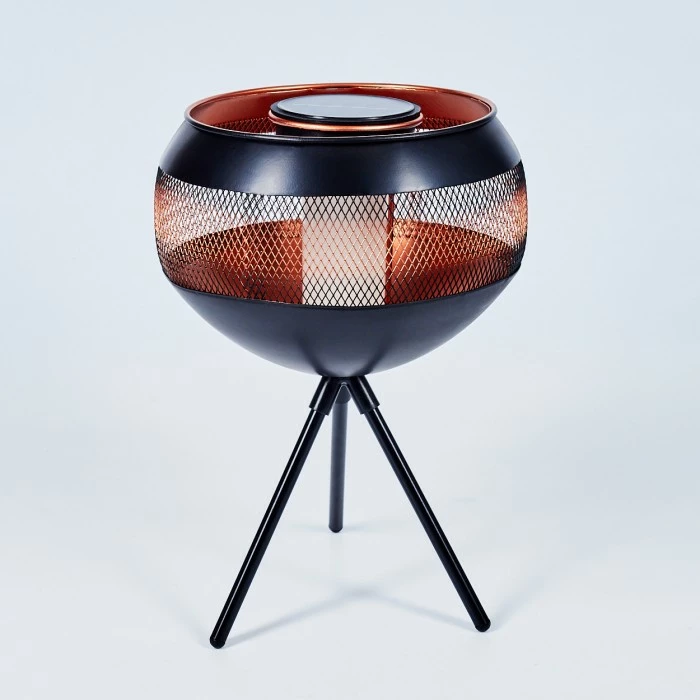 Hofstein Harimal Solar-Tischleuchte LED Schwarz, Kupferfarben, 24-flammig 10 Hofstein Harimal Solar-Tischleuchte LED Schwarz, Kupferfarben, 24-flammig – Bild 8