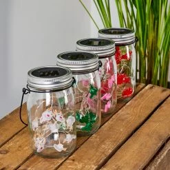 Hofstein Hasselt Solarleuchte 16er Set LED Rot, Silber, Grün, Rosa, Transparent, Klar, 10-flammig -Günstiges Solarleuchten Geschäft hasselt solarleuchte 16er set h3368121 12