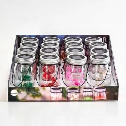 Hofstein Hasselt Solarleuchte 16er Set LED Rot, Silber, Grün, Rosa, Transparent, Klar, 10-flammig -Günstiges Solarleuchten Geschäft hasselt solarleuchte 16er set h3368121 14