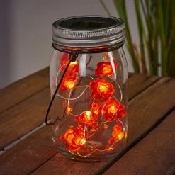 Hofstein Hasselt Solarleuchte 16er Set LED Rot, Silber, Grün, Rosa, Transparent, Klar, 10-flammig -Günstiges Solarleuchten Geschäft hasselt solarleuchte 16er set h3368121 9