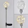 Hofstein Hilda Solarleuchte LED Chrom, Transparent, Klar, 20-flammig -Günstiges Solarleuchten Geschäft hilda solarleuchte h3305416 do1 0