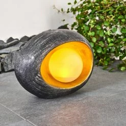 Hofstein Interlaken Solarleuchte LED Grau, Silber, Gold, 1-flammig -Günstiges Solarleuchten Geschäft interlaken solarleuchte h3327968 12