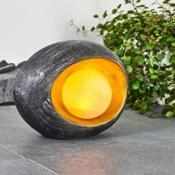 Hofstein Interlaken Solarleuchte LED Grau, Silber, Gold, 1-flammig -Günstiges Solarleuchten Geschäft interlaken solarleuchte h3327968 2