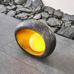 Hofstein Interlaken Solarleuchte LED Grau, Silber, Gold, 1-flammig -Günstiges Solarleuchten Geschäft interlaken solarleuchte h3327968 3