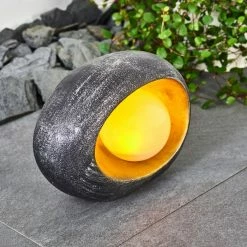 Hofstein Interlaken Solarleuchte LED Grau, Silber, Gold, 1-flammig -Günstiges Solarleuchten Geschäft interlaken solarleuchte h3327968 7