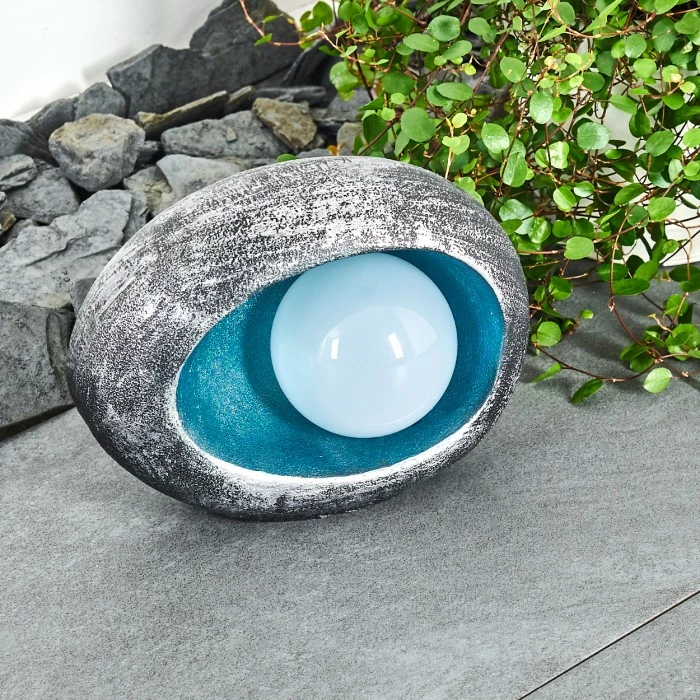 Hofstein Interlaken Solarleuchte LED Blau, Grau, Silber, 1-flammig 14 Hofstein Interlaken Solarleuchte LED Blau, Grau, Silber, 1-flammig – Bild 12