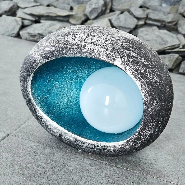 Hofstein Interlaken Solarleuchte LED Blau, Grau, Silber, 1-flammig 19 Hofstein Interlaken Solarleuchte LED Blau, Grau, Silber, 1-flammig – Bild 17