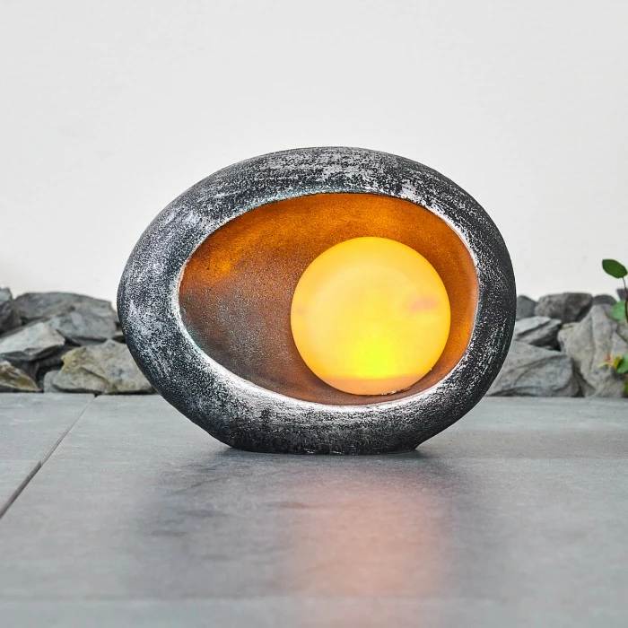 Hofstein Interlaken Solarleuchte LED Blau, Grau, Silber, 1-flammig 9 Hofstein Interlaken Solarleuchte LED Blau, Grau, Silber, 1-flammig – Bild 7