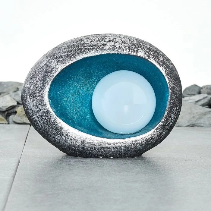 Hofstein Interlaken Solarleuchte LED Blau, Grau, Silber, 1-flammig 11 Hofstein Interlaken Solarleuchte LED Blau, Grau, Silber, 1-flammig – Bild 9