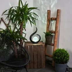 Hofstein Isowai Solarleuchte LED Schwarz, Kupferfarben, 1-flammig -Günstiges Solarleuchten Geschäft isowai solarleuchte h3425657 10