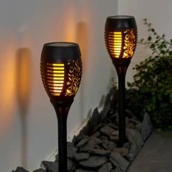 Hofstein Joinville 2er Set Solar-Wegeleuchte LED Schwarz, 1-flammig -Günstiges Solarleuchten Geschäft joinville 2er set solar wegeleuchte h3327524 11