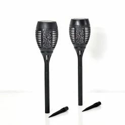 Hofstein Joinville 2er Set Solar-Wegeleuchte LED Schwarz, 1-flammig -Günstiges Solarleuchten Geschäft joinville 2er set solar wegeleuchte h3327524 2