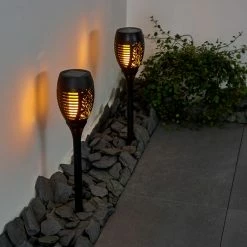 Hofstein Joinville 2er Set Solar-Wegeleuchte LED Schwarz, 1-flammig -Günstiges Solarleuchten Geschäft joinville 2er set solar wegeleuchte h3327524 5