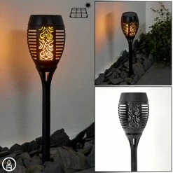 Hofstein Joinville Solar-Wegeleuchte LED Schwarz, 1-flammig