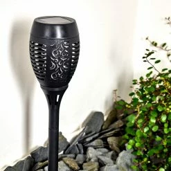 Hofstein Joinville Solar-Wegeleuchte LED Schwarz, 1-flammig -Günstiges Solarleuchten Geschäft joinville solar wegeleuchte h3327500 4