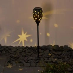 Hofstein Joinville Solarleuchte LED Schwarz, 1-flammig -Günstiges Solarleuchten Geschäft joinville solarleuchte h3327944 12