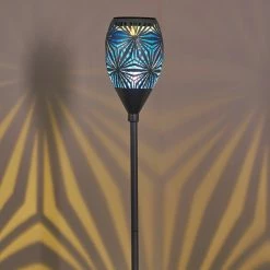 Hofstein Joinville Solarleuchte LED Blau, Schwarz, Grau, 1-flammig -Günstiges Solarleuchten Geschäft joinville solarleuchte h3328088 3