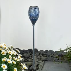 Hofstein Joinville Solarleuchte LED Blau, Schwarz, Grau, 1-flammig -Günstiges Solarleuchten Geschäft joinville solarleuchte h3328088 4