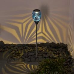 Hofstein Joinville Solarleuchte LED Blau, Schwarz, Grau, 1-flammig -Günstiges Solarleuchten Geschäft joinville solarleuchte h3328088 7