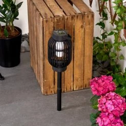 Hofstein Joinville Solarleuchte LED Schwarz, 1-flammig -Günstiges Solarleuchten Geschäft joinville solarleuchte h3371343 11