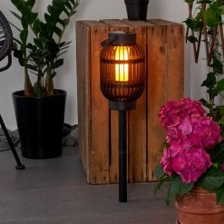 Hofstein Joinville Solarleuchte LED Schwarz, 1-flammig -Günstiges Solarleuchten Geschäft joinville solarleuchte h3371343 7