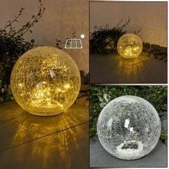 Hofstein Jurmala Solarleuchte LED Klar, 1-flammig