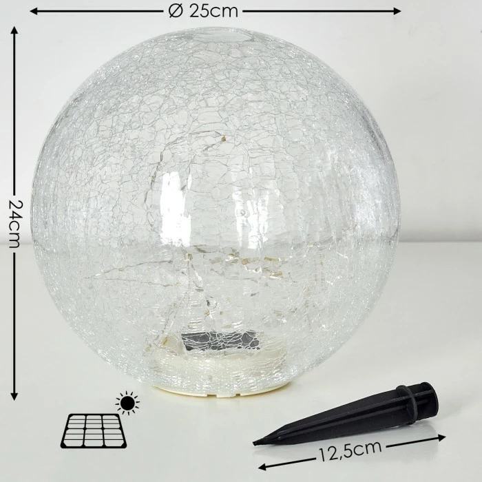 Hofstein Jurmala Solarleuchte LED, 1-flammig 4 Hofstein Jurmala Solarleuchte LED, 1-flammig – Bild 2