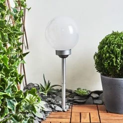 Hofstein Kanganbou Solarleuchte LED Nickel-Matt, 18-flammig -Günstiges Solarleuchten Geschäft kanganbou solarleuchte h3427866 10