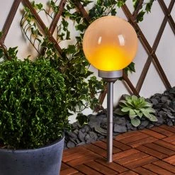 Hofstein Kanganbou Solarleuchte LED Nickel-Matt, 18-flammig -Günstiges Solarleuchten Geschäft kanganbou solarleuchte h3427866 4