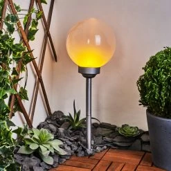 Hofstein Kanganbou Solarleuchte LED Nickel-Matt, 18-flammig -Günstiges Solarleuchten Geschäft kanganbou solarleuchte h3427866 5