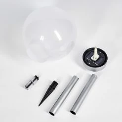 Hofstein Kanganbou Solarleuchte LED Nickel-Matt, 18-flammig -Günstiges Solarleuchten Geschäft kanganbou solarleuchte h3427866 6