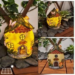 Hofstein Katiao Solarleuchte LED Rot, Grau, Braun, Orange, Rosa, 1-flammig