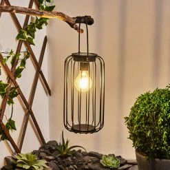 Hofstein Klovsta Solar-Tischleuchte LED Schwarz, 1-flammig -Günstiges Solarleuchten Geschäft klovsta solar tischleuchte h3425978 6