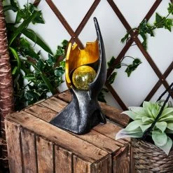 Hofstein Kolo Solarleuchte LED Schwarz, Grau, Gold, 1-flammig -Günstiges Solarleuchten Geschäft kolo solarleuchte h3394663 9