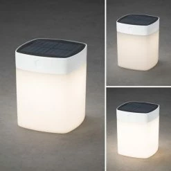 Konstsmide Leuchten Konstsmide Assisi Solarleuchte LED Weiß, 1-flammig