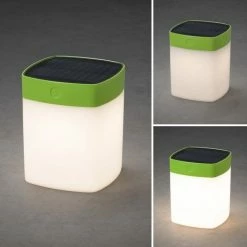 Konstsmide Leuchten Konstsmide Assisi Solarleuchte LED Grün, 1-flammig