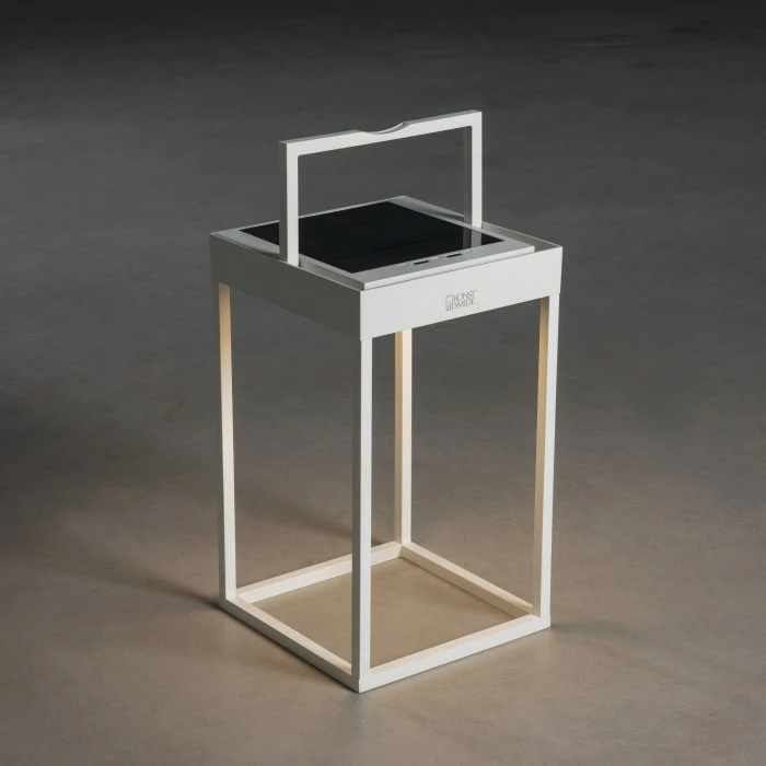 Konstsmide Leuchten Konstsmide Bologna Außentischleuchte LED Weiß, 1-flammig 3 Konstsmide Leuchten Konstsmide Bologna Außentischleuchte LED Weiß, 1-flammig – Bild 2