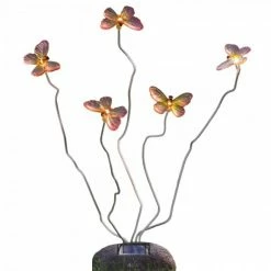 Konstsmide Leuchten Konstsmide Schmetterling Solarleuchte LED Grau