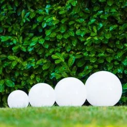 Hofstein Kugelleuchte Solar LED Edelstahl, 2-flammig -Günstiges Solarleuchten Geschäft kugelleuchte solar h169262 h169279 h169286 h169293 6