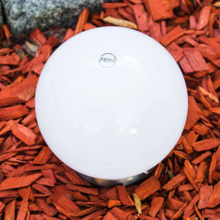 Hofstein Kugelleuchten Set Solar LED Edelstahl, 2-flammig 6 Hofstein Kugelleuchten Set Solar LED Edelstahl, 2-flammig – Bild 4